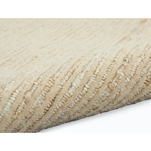 Calvin Klein Kathmandu Handmade HandKnotted Neutral Cream Rug Wayfair